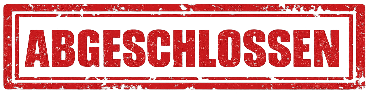 Abgeschlossen
