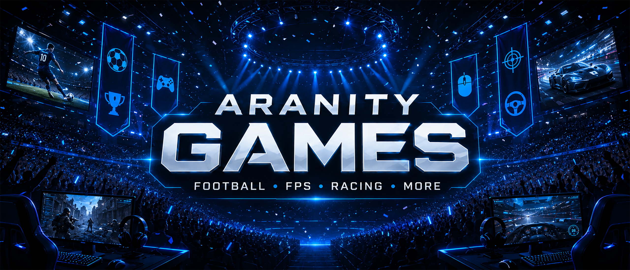 Aranity Spiele Übersicht Banner